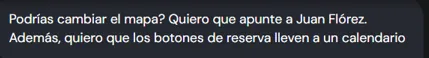 Hostinger Horizons - Mensaje de chat (captura de pantalla)
